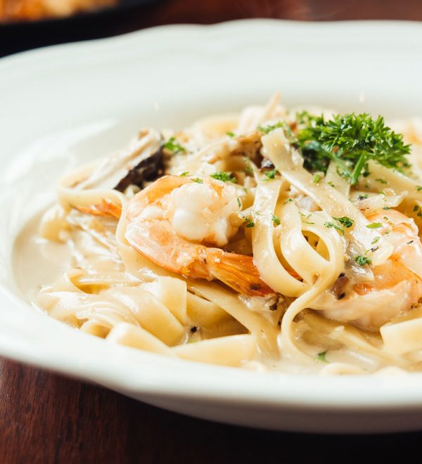 Shrimp Fettuccine Alfredo